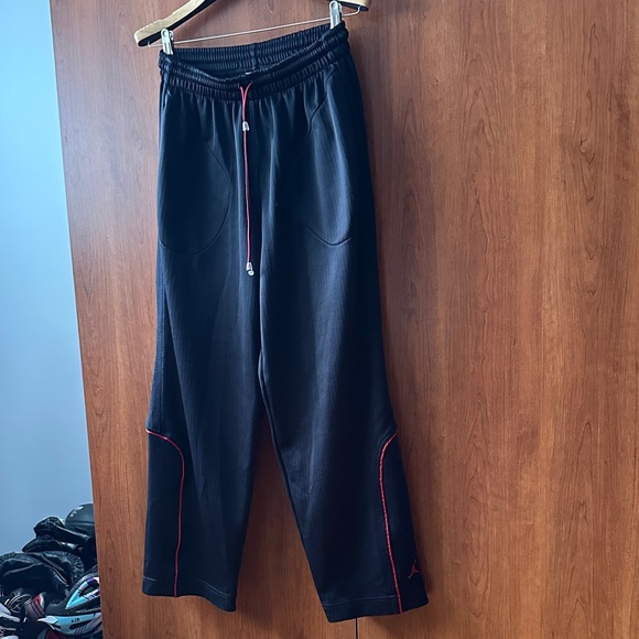 Jordan Black Pants with Red Jumpman and Piping - Picture 2 of 7